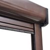 Moustiquaire enroulable marron pour fenêtre 60 x 150 cm