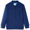 Sweatshirt pour enfants avec fermeture éclair bleu marine 92