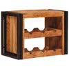 vidaXL &Eacute;tag&egrave;re &agrave; vin Marron 60 x 45 x 33 cm Bois d'Acacia Massif
