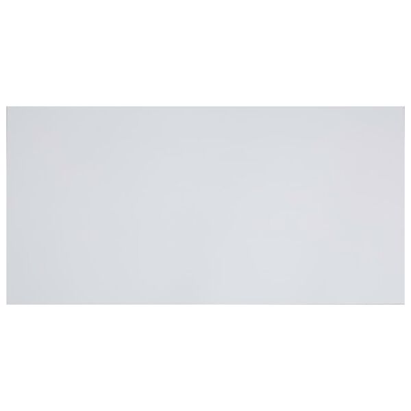 vidaXL Table &agrave; manger Blanc et noir 120x60x74 cm MDF