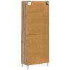 vidaXL Haut Armoire 2 pcs Ch&ecirc;ne artisanal Bois d'ing&eacute;nierie