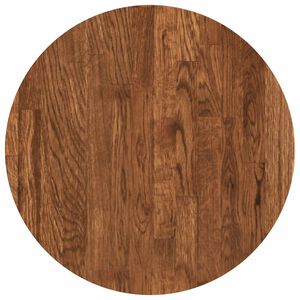 vidaXL Plateau de table &Oslash; 40 x 2,5 cm Rond Bois de ch&ecirc;ne massif