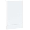 vidaXL Panneau de lave-vaisselle Kalmar blanc brillant 45x1,5x67 cm