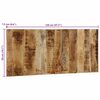 vidaXL T&ecirc;te de lit 120 cm bois de manguier brut massif