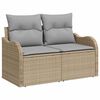 vidaXL Ensemble de canap&eacute; de jardin 8 pcs Beige et Gris clair