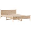 vidaXL Cadre de lit sans matelas 120x190 cm bois de pin massif