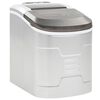 vidaXL Appareil &agrave; gla&ccedil;ons Argent&eacute; 2,4 L 15 kg / 24 h