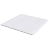 vidaXL Surmatelas Blanc 200 x 200 cm Tissu en Tricot