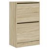 vidaXL Armoire &agrave; chaussures ch&ecirc;ne sonoma 60x34x96,5 cm bois ing&eacute;nierie