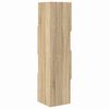 vidaXL Meuble d'angle Ch&ecirc;ne Sonoma 25,5x25x102cm Bois d'ing&eacute;nierie