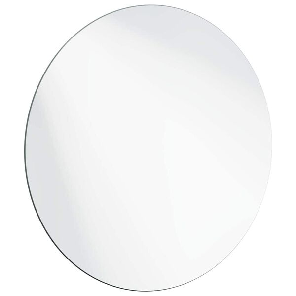 vidaXL Miroir mural Rond &Oslash; 70 cm verre tremp&eacute;