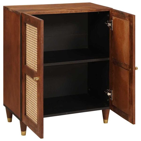 vidaXL Buffet Marron 60 x 33 x 75 cm Bois de mangue massif