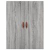 vidaXL Armoire murale sonoma gris 69,5x34x90 cm