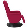 vidaXL Fauteuil inclinable avec repose-pied rouge bordeaux velours