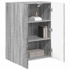 vidaXL Meuble TV mural Gris Sonoma 59,5 x 31 x 80 cm Bois d'ing&eacute;nierie