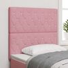 vidaXL T&ecirc;te de lit Rose 90 cm Velours