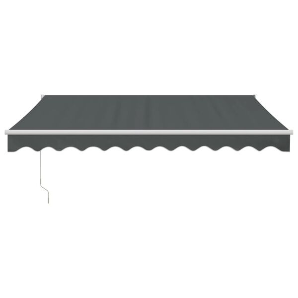 vidaXL Auvent r&eacute;tractable anthracite 3x2,5 m tissu et aluminium