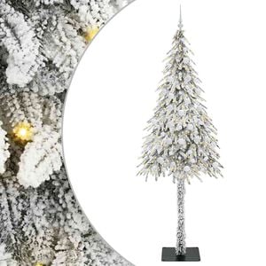 vidaXL Sapin de No&euml;l avec 300 LED Blanc 210 cm PE et Acier