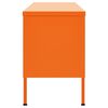 vidaXL Meuble TV Orange 105x35x50 cm Acier
