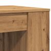 vidaXL Table basse chêne artisanal 102x55x42 cm bois d'ingénierie