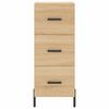 vidaXL Buffet Ch&ecirc;ne sonoma 34,5x34x90 cm Bois d'ing&eacute;nierie