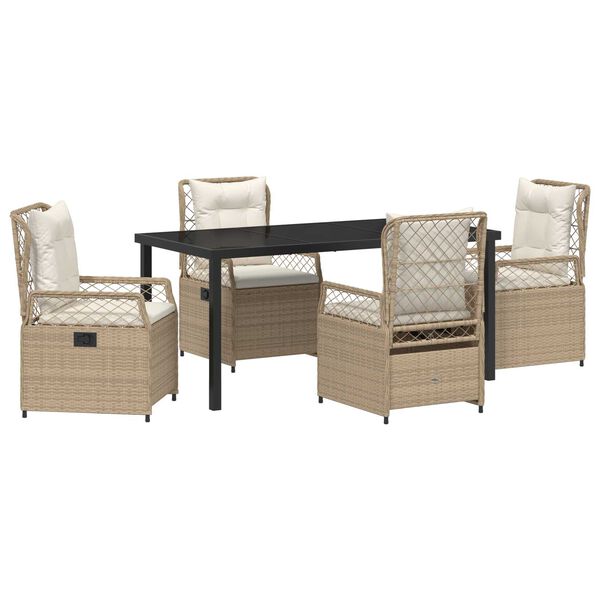 vidaXL Ensemble de salle &agrave; manger pour jardin 5 pcs