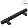 vidaXL Poign&eacute;e de cabinet 420 pc Noir 150 x 12,3 x 35,2 mm