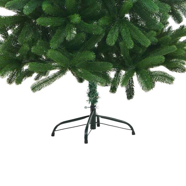 vidaXL Arbre de No&euml;l artificiel pr&eacute;-&eacute;clair&eacute; et boules 180 cm vert