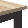 vidaXL table Ch&ecirc;ne Sonoma 100 x 50 x 76,5 cm