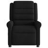 vidaXL Fauteuil de massage inclinable &eacute;lectrique Noir Tissu