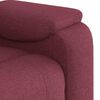 vidaXL Fauteuil inclinable Rouge bordeaux Tissu