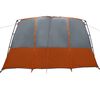 vidaXL Tente familiale avec toit Gris et orange 760 x 645 x 230 cm