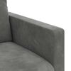 vidaXL Canap&eacute; 2 pcs Gris fonc&eacute; 138 x 78 x 80 cm Velours