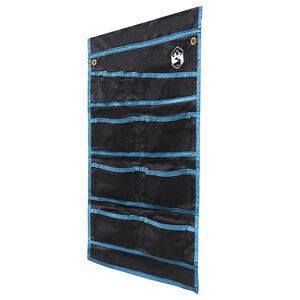 vidaXL Sac de rangement avec stockage Noir et Bleu 63,5 x 40 cm oxford