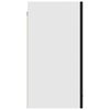 vidaXL Armoire suspendue "Lyon" Noir 80 x 31 x 60 cm Bois d'ingénierie