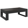 vidaXL Table basse avec LED infini noir 90x53x30 cm