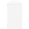 vidaXL &Eacute;tag&egrave;res cube murales 2pcs Blanc 80x15x26,5cm bois d'ing&eacute;nierie