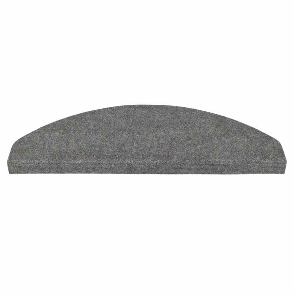 vidaXL Tapis d'escalier auto-adh&eacute;sifs 20 pcs gris 65x22,5x3,5 cm