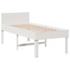 vidaXL Cadre de lit sans matelas blanc 80x200 cm bois massif de pin