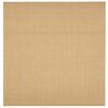 vidaXL Tapis Sisal naturel 100x100 cm