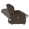vidaXL Fauteuil de massage inclinable porte-gobelets 4 places marron