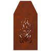 vidaXL Braise Marron 50 x 50 x 100 cm Acier Corten