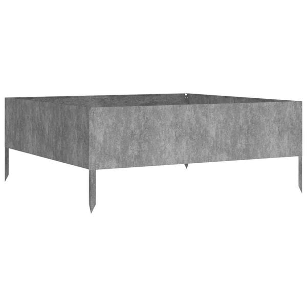 vidaXL Lit sur&eacute;lev&eacute; de jardin 100x100x41 cm acier corten