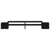vidaXL Support de moniteur Noir 100x27,5x15 cm Bois de pin solide