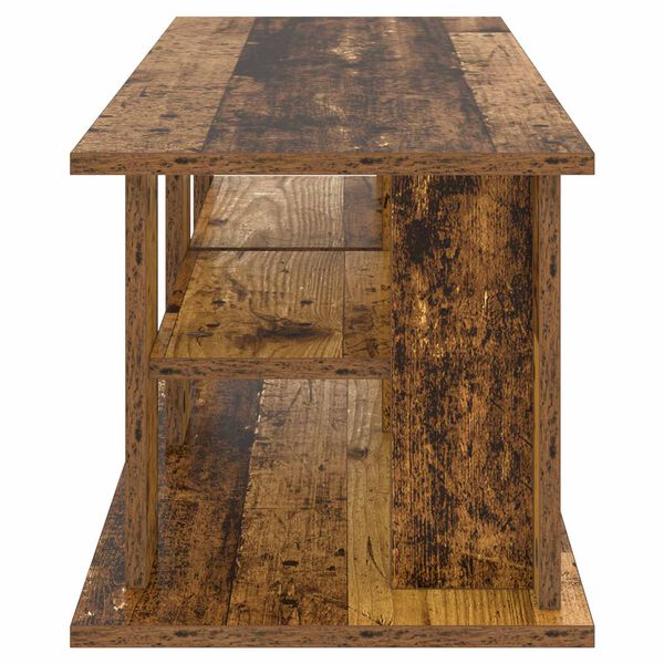 vidaXL Support de t&eacute;l&eacute;vision Bois ancien 96 x 35 x 33,5 cm