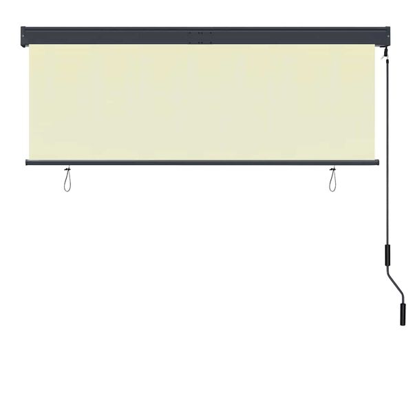 vidaXL Store roulant d'ext&eacute;rieur 160x250 cm Cr&egrave;me