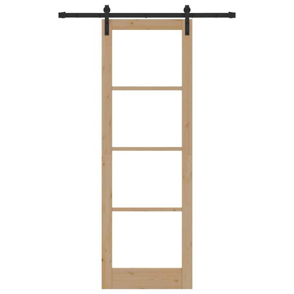 vidaXL Porte coulissante ORKDAL Naturel 78 x 232 cm