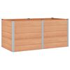 vidaXL Jardini&egrave;re sur&eacute;lev&eacute;e Marron 200 x 100 x 91 cm alu.
