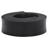 vidaXL Bordure en caoutchouc de chasse-neige noir 200x8x2 cm