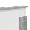 vidaXL Cadre de lit Gris Sonoma 150 x 200 cm Bois Ing&eacute;nierie